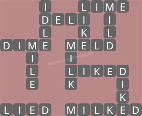 Wordscapes Level 2620 Answers .